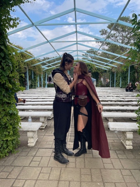 Me and my partner at the Tx Ren Fair
