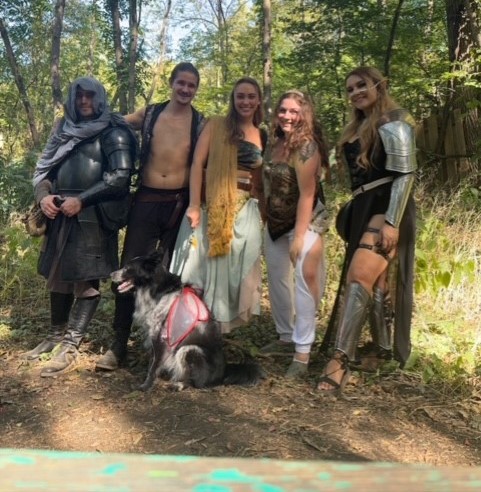 A group of friends at the MN Ren Fair